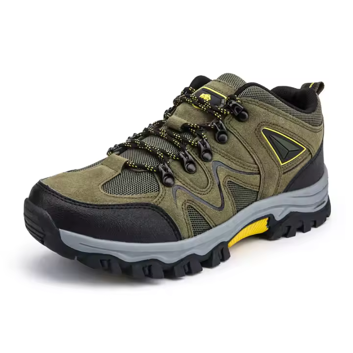 Zapatos de senderismo con cordones para hombre, botas deportivas para escalada, caza táctica, Trekking, montaña, zapatillas impermeables - 1