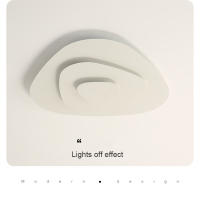 [1 año de garantía] TOMAX Lámpara de techo LED para dormitorio Moderno Simple Creativo Estilo nórdico geométrico Luz de tres colores Cambio de color Estudio Lámpara de habitación para niños Diseño invisible ultrafino Protección para los ojos - details 8