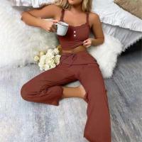 Pijama informal de mujer sexy, pantalones ENCE de verano, conjunto de pantalones sexy de dos piezas, pijamas, ropa casual - details 4