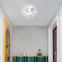 Lámpara de Techo LED Goeco Moderna Luz de Techo Floral de 22W Iluminación Interior Nórdica - details 9