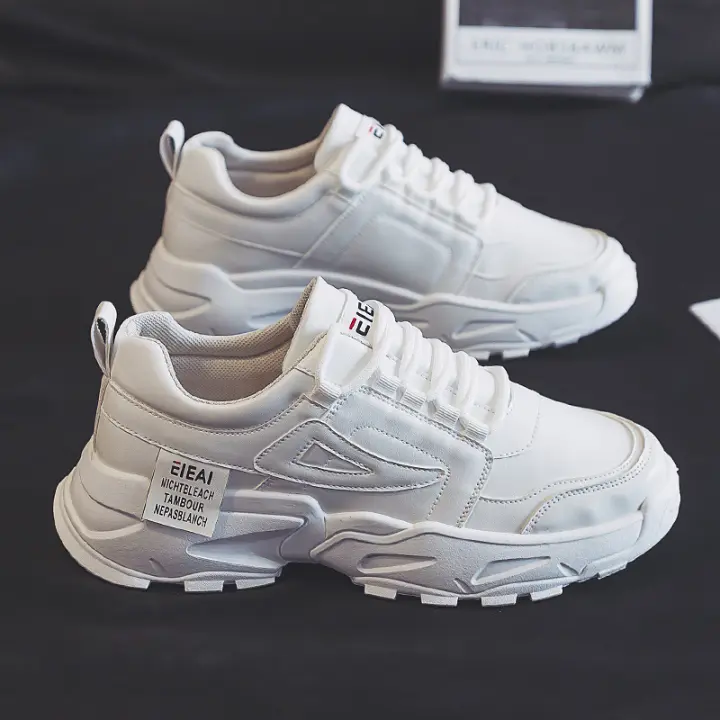 Zapatos deportivos para hombre nuevos zapatos casuales Joker zapatos blancos. - 1