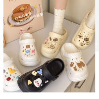 Agujero zapatos de las mujeres usan nuevas zapatillas de sala de operaciones de enfermera antideslizantes de suela gruesa que aumentan en verano - details 14