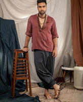 Pantalones holgados estilo boho Yoga Baggy Genie - details 14