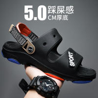 Zapatillas de hombre de talla grande de verano, con sensación de caca. Dos pares de sandalias deportivas. Zapatillas geniales para la moda outdoor. Playa - details 12