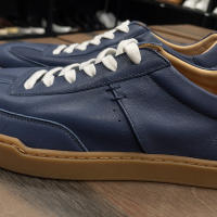 Zapatos hechos a mano con capa superior de cuero vacuno, zapatos blancos pequeños - details 15