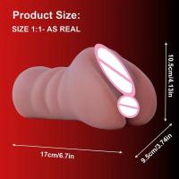Leten-vagina Artificial realista 3D para hombre, juguetes sexuales de silicona, producto para adultos, masturbadores masculinos, taza, Juguetes sexuales - details 6