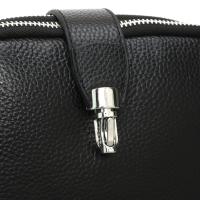 Elegante bandolera de piel para mujer - Bandolera multifuncional de color sólido con bandolera desmontable, cierre de cremallera, múltiples compartimentos para uso diario, bandolera multifuncional, bandolera con bandolera desmontable. - details 4