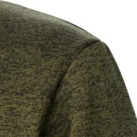 Top de suéter de punto casual de manga larga con cuello levantado para hombre de otoño e invierno - details 39