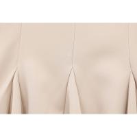 BUNO-Vestidos de fiesta de noche elegantes de primavera para mujer, dobladillo ancho ondulado, lazo decorado, liso, sin mangas, cuello redondo, vestidos de moda - details 25