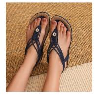 Sandalias de Mujer Bohemias Tejidas 2025 Suela Plana Tallas 36-44 Estilo Veraniego Casual para Playa y Ciudad - details 35