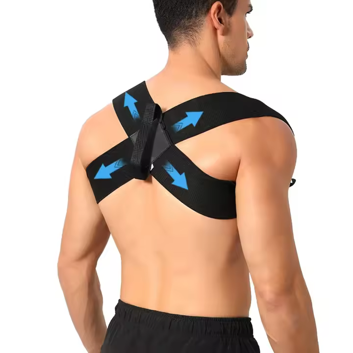 Cinturón de Entrenamiento de Hombros para Prensa de Cadena Corrección de Espalda Recta y Pecho Abierto para Hombres y Mujeres Deportes y Salud - 1