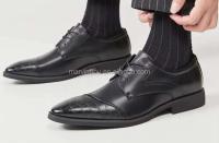Zapatos de hombre hechos a mano con logo Dropshipping y zapatos de diseñador formales informales sólidos de goma de cuero Oxford para hombres - details 8