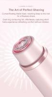 Afeitadora eléctrica 2 en 1 para mujer, brazo, piernas, axilas, cara, Bikini, pelos, afeitadora recargable de doble cabezal, recortadora de pelo corporal, uso en seco y húmedo - details 9