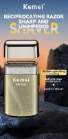 Kemei-afeitadora profesional de barbero para hombre, máquina de afeitar eléctrica sin cable para cabeza calva, afeitadora suave, recortadora de barba - details 0