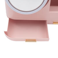 Organizador de Maquillaje Moderno con Espejo LED Caja de Almacenamiento de Cosméticos con Carga USB - details 12