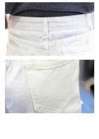 Pantalones cortos vaqueros de verano para Mujer, pantalones cortos vaqueros negros, pantalones cortos para Mujer, pantalones cortos vaqueros blancos, ropa de calle para Mujer - details 13