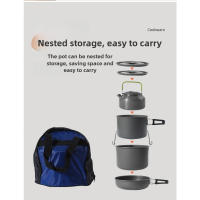 Juego de Sartenes Antiadherentes Portátil para Barbacoa, Picnic, Autoconducción, Acampar con Agua Caliente Para 4-6 Personas - details 11