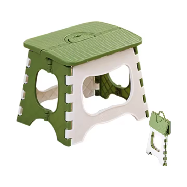 Taburete Plegable Ligero Diseño Compacto para Acampar, Sillón de Deportes y Jardinería - 1