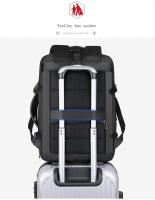 Mochila para computadora de gran capacidad para hombres, multifuncional con carga USB, impermeable y expandible. - details 9
