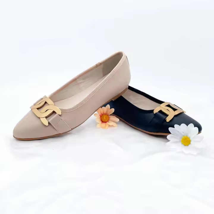 Zapatos planos de mujer cómodos de piel de vacuno de alta calidad. - 1