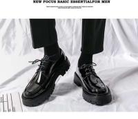 Zapatos de vestir de diseñador para hombre y zapatos casuales de cuero Oxford, fáciles de usar, talla grande, punta redonda alta - details 9