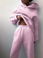 Suéter grueso de manga larga para mujer, moda casual de dos piezas, otoño e invierno - details 8