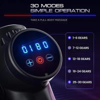 Masajeador Eléctrico Profundo 30 Niveles de Relajación Muscular y Fascial Reducción de Ruido - details 10