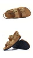 Sandalias de verano al aire libre impresas en 3D con punta abierta para hombre a granel a bajo precio - details 2