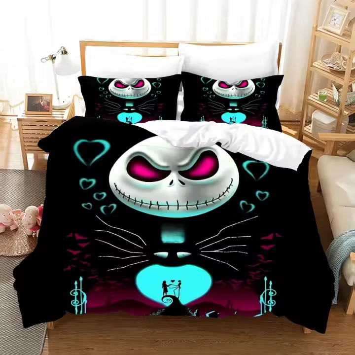 Juego de Ropa de Cama 3D de Navidad Decoración de Hogar Única Regalo Lindo para Familia y Amigos - 1