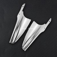 Deflector de viento delantero para motocicleta, horquilla cromada, Deflector de parabrisas embellecedor para Harley Touring Road King Street Glide CVO 1995-2021 2022 - details 6