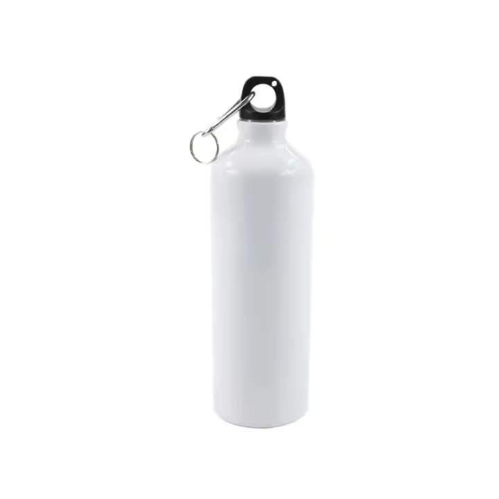 Botella de agua portátil de aluminio con pistola de fuego, botella deportiva de 400/500/600/750ml, utilizada para VIES, ciclismo, hik, campamento y - 1