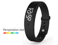 Pulsera inteligente Digital LED con termómetro, pulsera con alarma de vibración, resistente al agua, para estudiantes - details 8