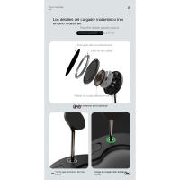 Cargador inalámbrico magnético tres en uno cargador inalámbrico multifuncional cargador inalámbrico cargador de teléfono - details 7