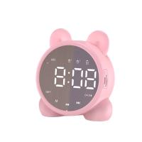 Nuevo Reloj despertador para niños, Altavoz Bluetooth, despertador para mesita de noche, espejo, temporizador de despertador Digital, entrenador de sueño para niños - details 0