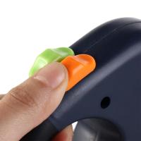 Con luces, correa doble para caminar para perros, cuerda de rotación retráctil doble de plástico ajustable, reflectante de nailon - details 3