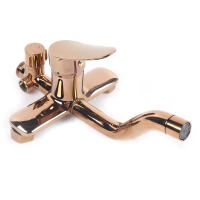 Juego de grifo de ducha de baño de oro rosa, cabezal de lluvia, mezclador de ducha, accesorio de pared - details 16