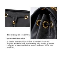 2025 nueva mochila para mujer, pequeña cadena de viento fragante, mochila con textura, bolsa de viaje para ir al trabajo, mochila pequeña - details 7