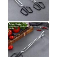 Herramienta para parrilla de carbón al aire libre, Clip para parrilla de carbón extendido de hierro, Clip para parrilla de carbón portátil para barbacoa, pinzas para fuego - details 5