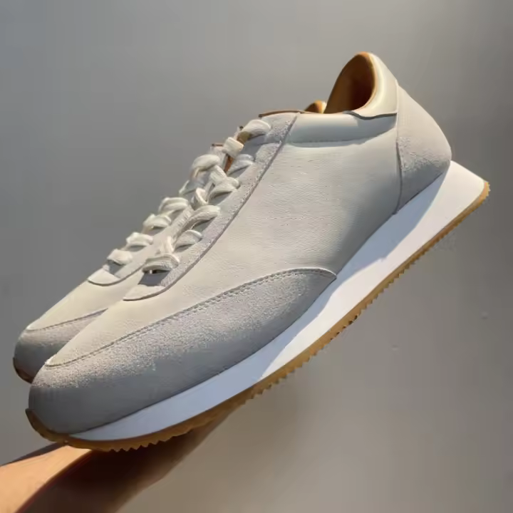 Zapatos de alta gama de cuero de primera capa de cuero de vaca Forrest Gump zapatos hechos a mano - 1