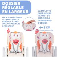 Silla de Niño Ajustable y Compacta con 4 Ruedas Transformable y Rebanable Para Bebés de 0 a 3 Años - details 1