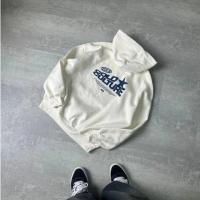 Sudadera De Capucha Estampada Con Patrón De Letras Estilo Hip Hop Gótico Clásico Casual Para Hombre Y Mujer Tallas Grandes Para Otoño - details 4