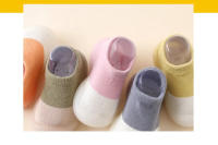 Calcetines de bebé a juego de colores para niños, zapatos bonitos para niños, muñeca de suela suave, zapatillas de piso para niños, bebés, niñas, primeros caminantes - details 9