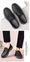 Piel de oveja Doudou zapatos de los hombres de suela suave superficie suave de cuero de la manga Casual zapatos de un Pedal de conducción mocasines de los hombres - details 9