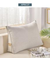 Cojín de Cama para Oficina Sofá Almohada de Lectura para TV Cojín de Lumbar Cómodo Sofá de Dormir Triángulo Pillow Decoración del Hogar - details 11