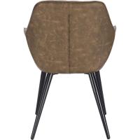 Cocina Tapizadas en Piel_sintética, Silla Ergonómicas con Respaldo y Brazos para Salón y Dormitorio, - details 2