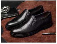 Botas de hombre Bjjgi clásicas de cocodrilo italiano + piel de vaca de capa superior + cinturón + falda + zapatos formales - details 6