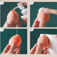El juego de esponjas multifuncionales de 12 piezas incluye 3 mini cacas para dedos y huevos de belleza - details 3