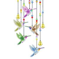 Kit de Arte de carillones de viento de pájaro para adultos, Spinner de viento para decoración de jardín, bricolaje - details 1