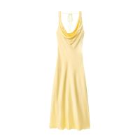 Estilo nuevo vestido largo versátil con textura satinada a la moda para mujer 2590/987/600 - details 7