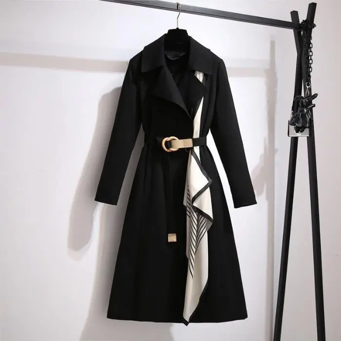 Chaqueta de manga larga para mujer, cortavientos informal de medio cuerpo para primavera y otoño - 1